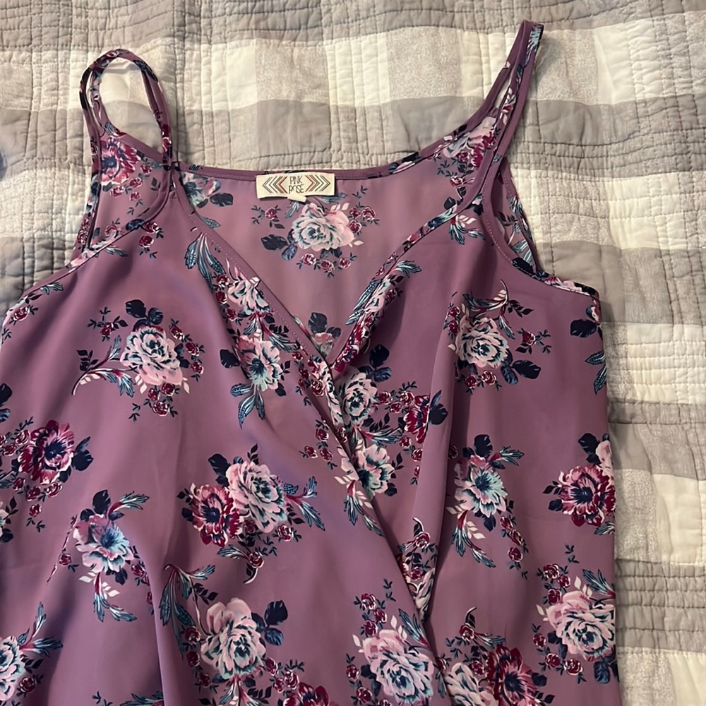 Floral tank top